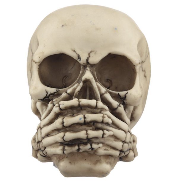 Set of 3 Hear No Speak No See No Evil Skulls Ornaments (11cm) - Image 9