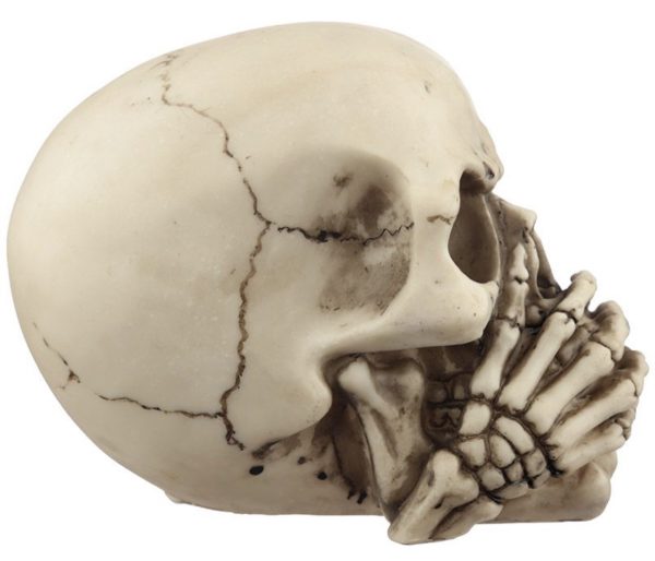 Set of 3 Hear No Speak No See No Evil Skulls Ornaments (11cm) - Image 7