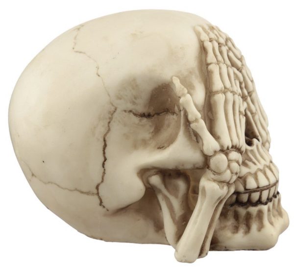 Set of 3 Hear No Speak No See No Evil Skulls Ornaments (11cm) - Image 4