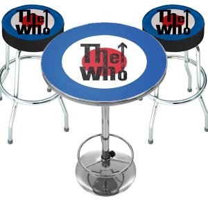 THE WHO BAR SET - TARGET (TABLE & 2 X BAR STOOLS)