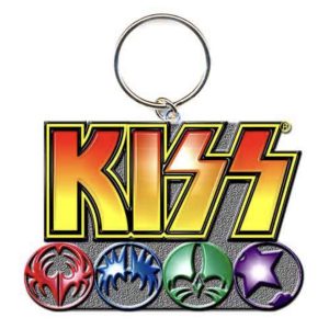 Kiss© Army Logo & Icons Double Keychain (5cm)