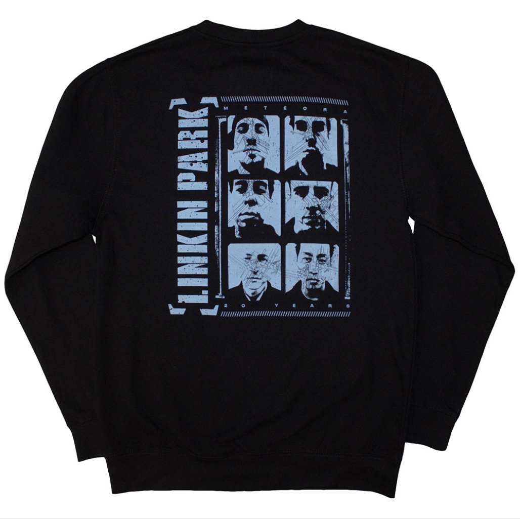 Linkin Park© Meteora Portraits Official Jumper (Unisex) (Black) - Image 3