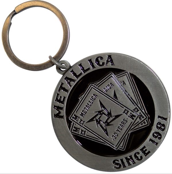 Metallica© 30th Anniversary Playing Card Keychain (5cm)