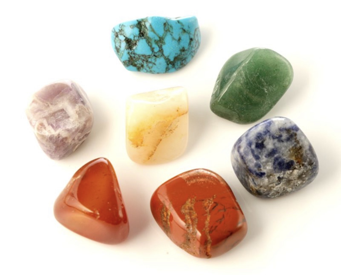 Set of 7 Chakra Stones Kit with Crystal - Image 5