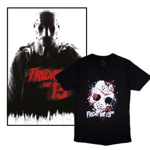 Friday The 13th "Jason Voorhees" Bundle (1x poster, 1x t-shirt)