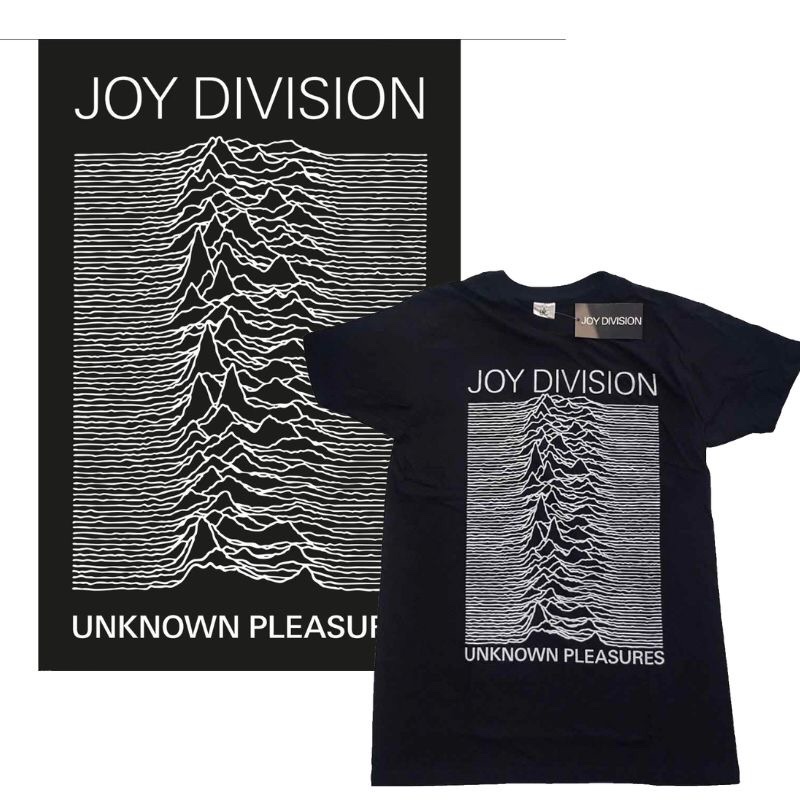 Joy Division "Unknown Pleasures" Bundle (1x poster, 1x t-shirt)