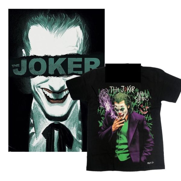 Joker "Why so serious?" Bundle (1x poster, 1x t-shirt)
