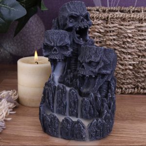 Nemesis Now© D1823E5 Skull Backflow Incense Tower Backflow Burner (17.5cm)