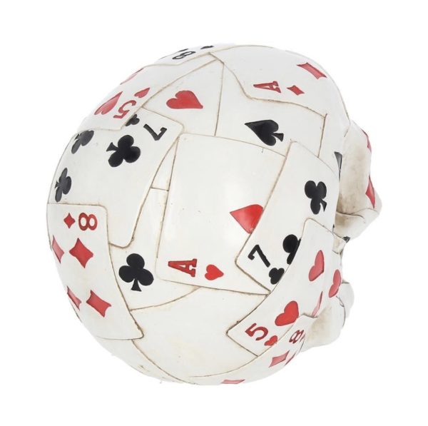 Nemesis Now© AL50067 Dead Mans Hand Playing Card Skull Ornament (15cm) - Image 7