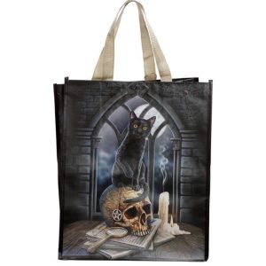 Lisa Parker© Spirits Of Salem Cat Reusable Shopping Bag (33cm)
