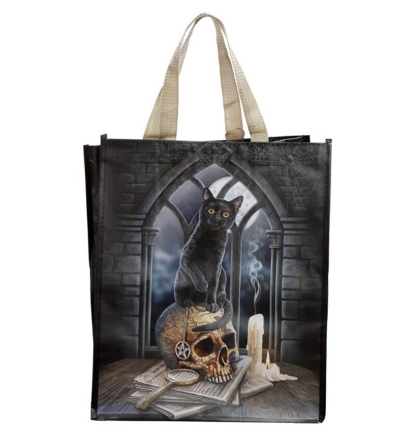 Lisa Parker© Spirits Of Salem Cat Reusable Shopping Bag (33cm)