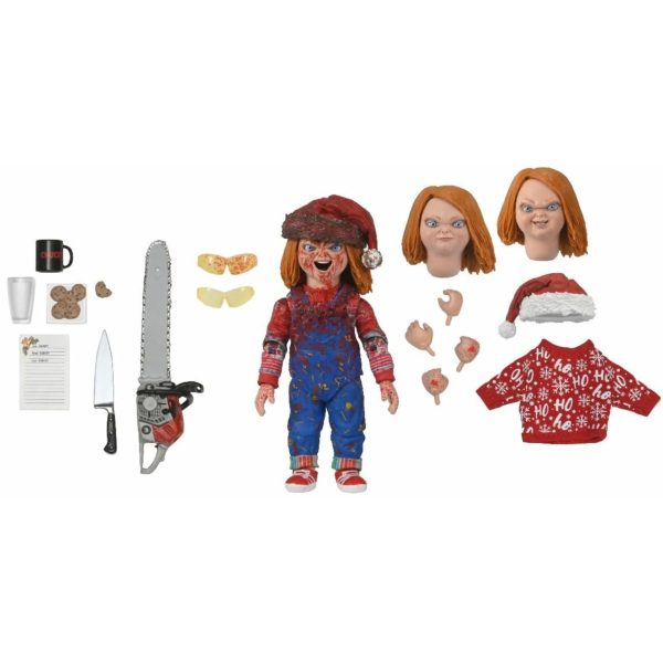NECA© Child’s Play Chucky© Good Guys Chucky Christmas Holiday Doll Action Figure/Accessories 7Inch