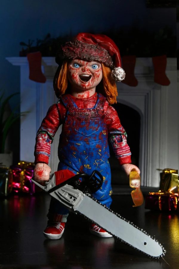 NECA© Child’s Play Chucky© Good Guys Chucky Christmas Holiday Doll Action Figure/Accessories 7Inch - Image 2