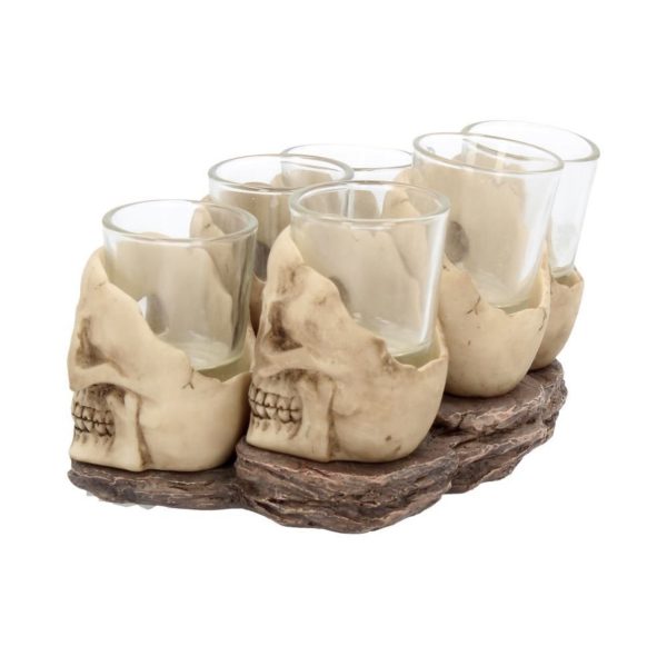 Nemesis Now© U1646E5 Six Shooter Skulls Skull Shot Glass Set (10cm) - Image 4