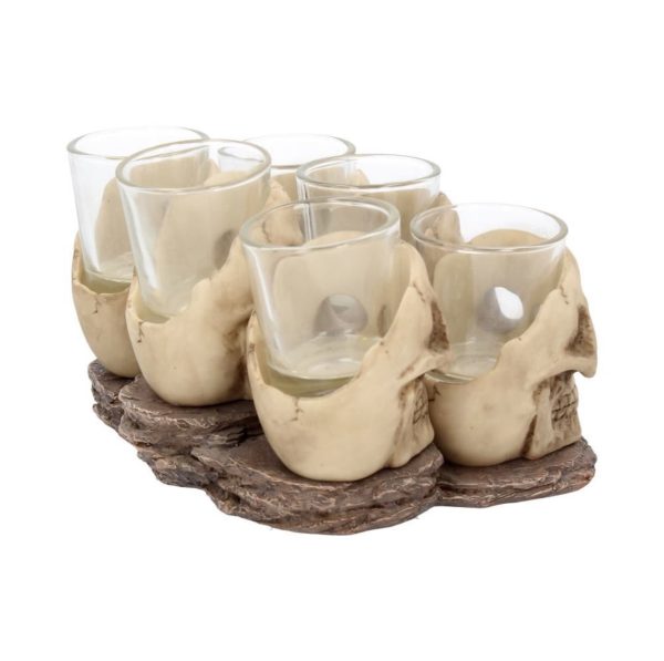 Nemesis Now© U1646E5 Six Shooter Skulls Skull Shot Glass Set (10cm) - Image 6