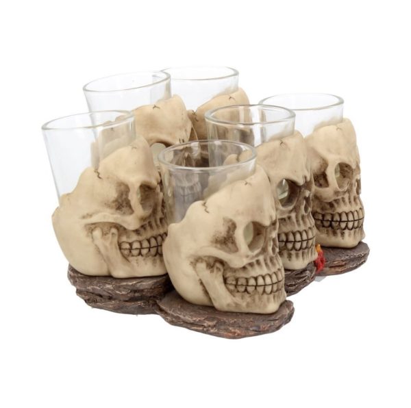 Nemesis Now© U1646E5 Six Shooter Skulls Skull Shot Glass Set (10cm) - Image 5