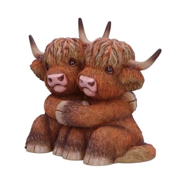 Nemesis Now© B6901C24 Highland Hug Cow Figurine Ornament (14.5cm) - Image 4