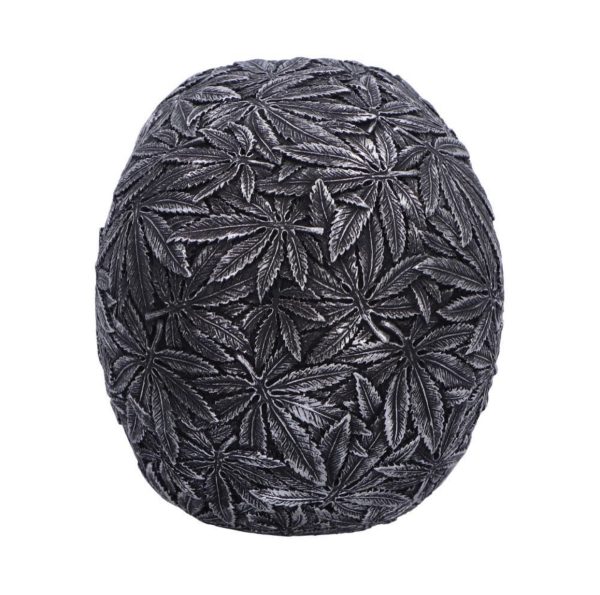 Nemesis Now© U6877C24 High Life Leaf Embellished Skull Ornament (15.5cm) - Image 6