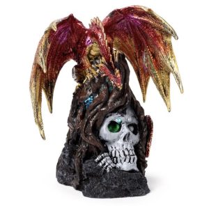 Dark Legends LED Keeper of the Death Gate Ruby Dragon (24.5cm)