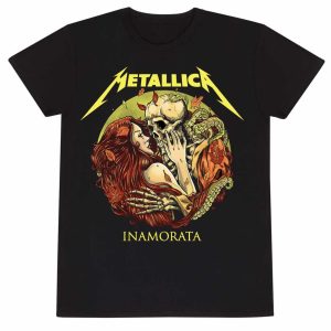 Metallica© Inamorata Official Band T-shirt (Unisex) (Black/Yellow/Orange)