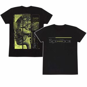Spiritbox© Yellow Jacket Official Band T-shirt (Unisex) (Black) (Double Sided)