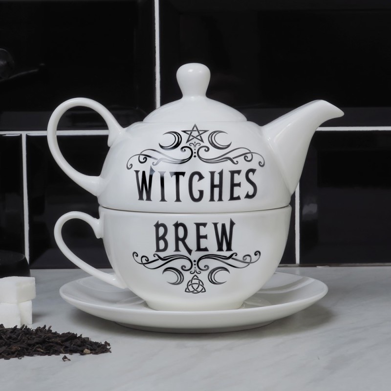 Alchemy© Fine Bone China Tea Set Witches Brew Hex (14.5cm) - Image 2
