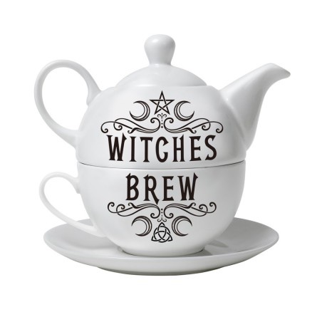 Alchemy© Fine Bone China Tea Set Witches Brew Hex (14.5cm)