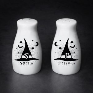 img_0991-2 Alchemy© Ceramic Salt & Pepper Set Spells and Potions (8.5cm)