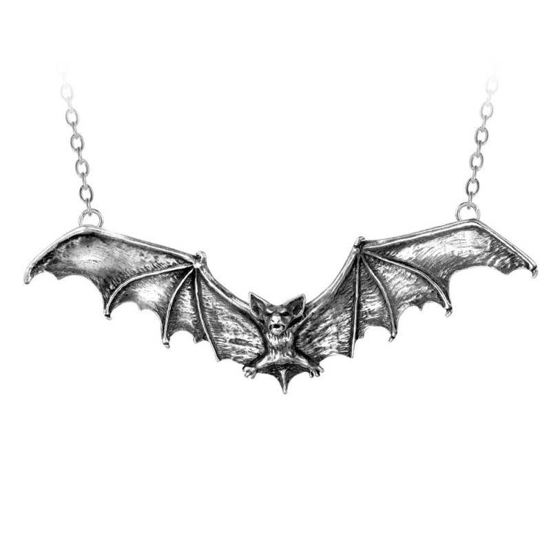 Alchemy© Pewter Necklace Gothic Bat (64cm)