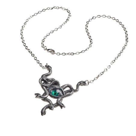 Alchemy© Pewter Necklace Gorgon's Eye Pendant (46cm) - Image 3
