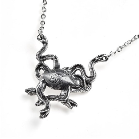 Alchemy© Pewter Necklace Gorgon's Eye Pendant (46cm) - Image 4