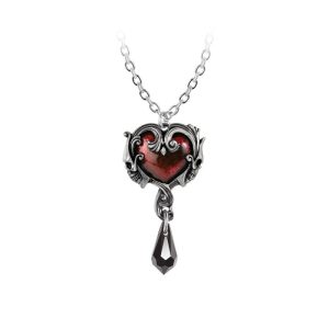 Alchemy© Pewter Pendant Petite Affair du Coeur (46cm)