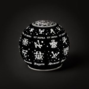 Alchemy© Glass LED Light Angels & Demons (10.9cm) (Black/White)