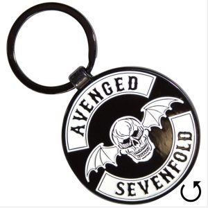 Avenged Seven Fold© Deathbat Crest Double Sided Keychain (5cm)