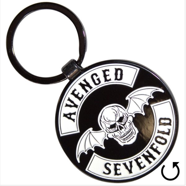 Avenged Seven Fold© Deathbat Crest Double Sided Keychain (5cm)