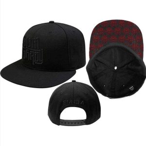 Eminem© “Slim Shady” Official Embroidered Snapback (Unisex) (Black)