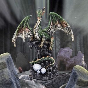 Nemesis Now© Den Defender (Green) Dragon Protector (10cm)