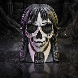 Nemesis Now© B6941A25 Dark Glare Gothic School Girl Skull (16cm)