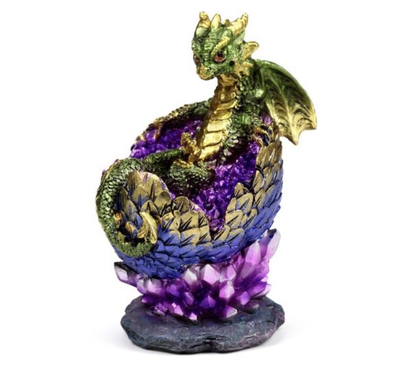 Elements Baby Dragon Hatching Crystal Egg (13.7cm) - Image 5