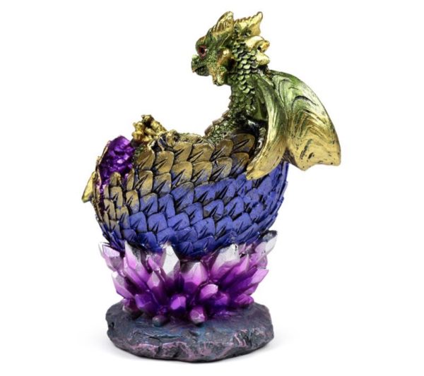 Elements Baby Dragon Hatching Crystal Egg (13.7cm) - Image 4