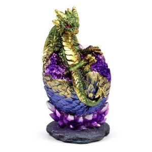 Elements Baby Dragon Hatching Crystal Egg (13.7cm)