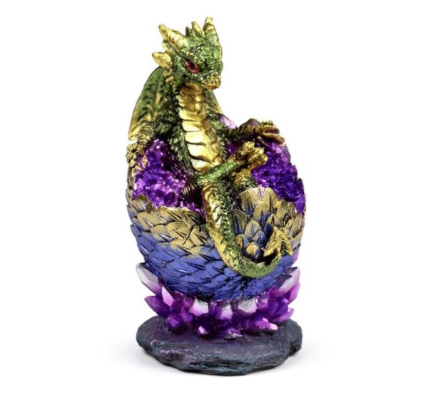Elements Baby Dragon Hatching Crystal Egg (13.7cm)