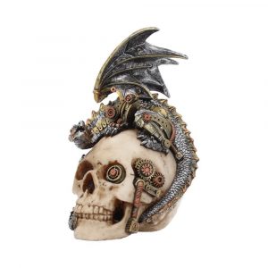 Steampunk Dragon Skull Ornament (21cm)