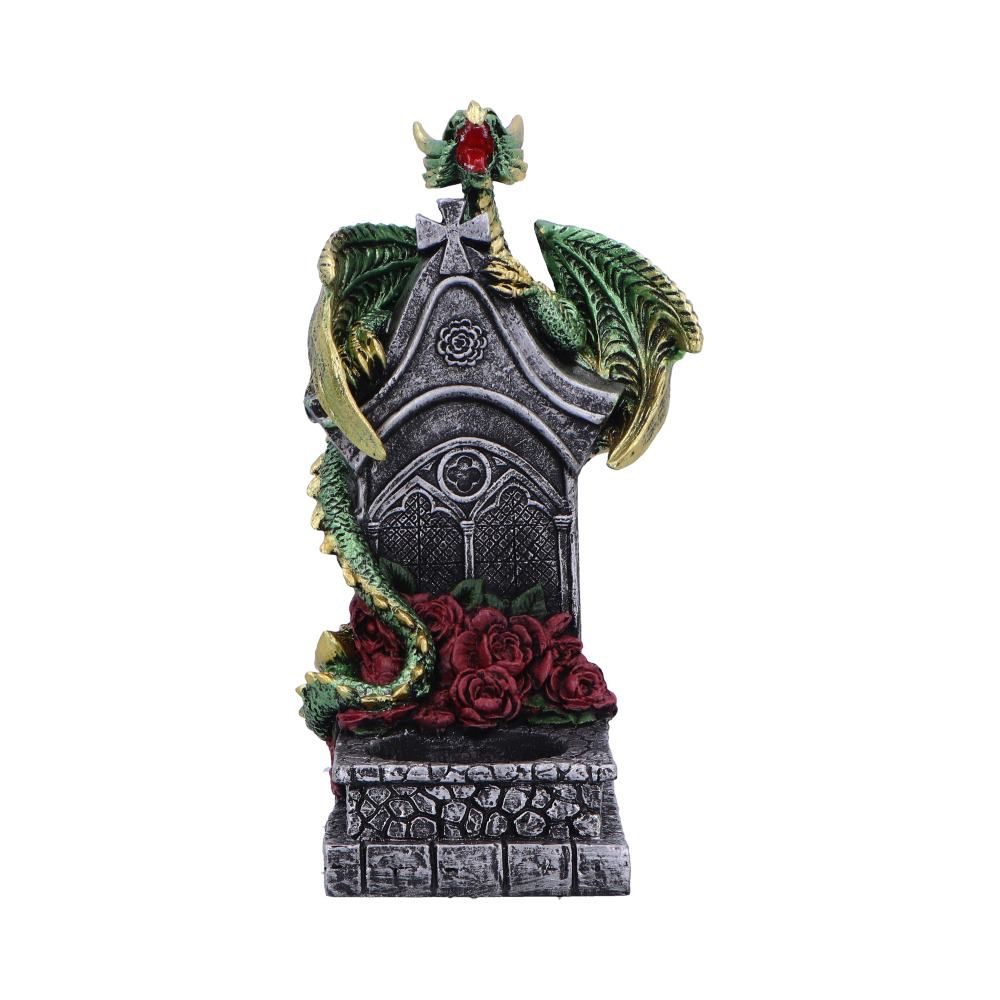 Nemesis Now© Light Of The Dragon Green Candle Holder Ornament (16cm)