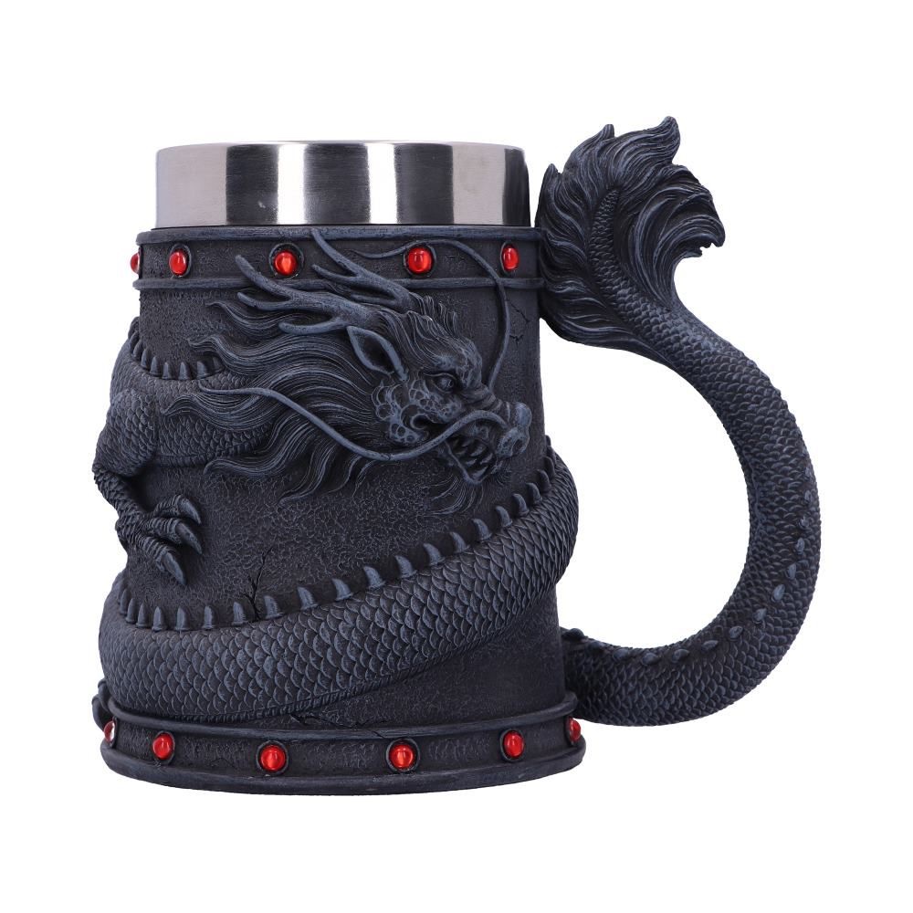Nemesis Now© B5883V2 Dragon Coil Tankard Ornament (16cm)
