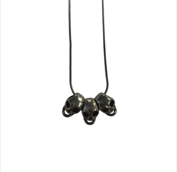 3 Headed Skull Necklace (Unisex)