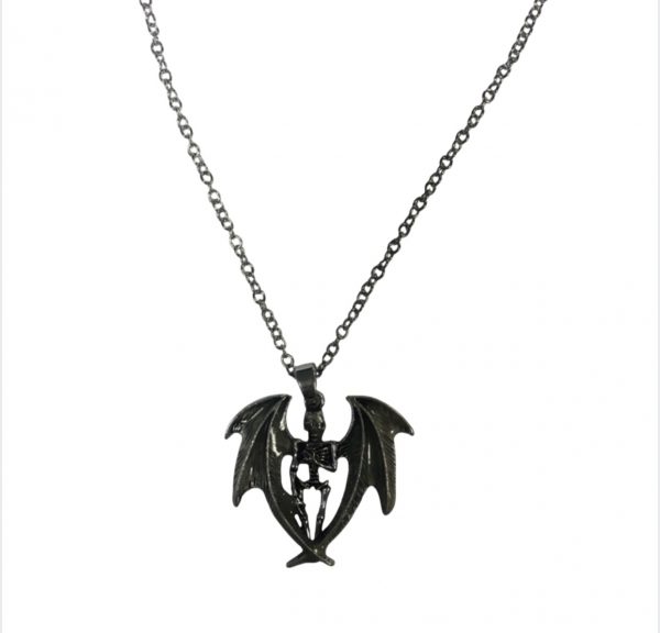 Demon Winged Skeleton Necklace (Unisex)