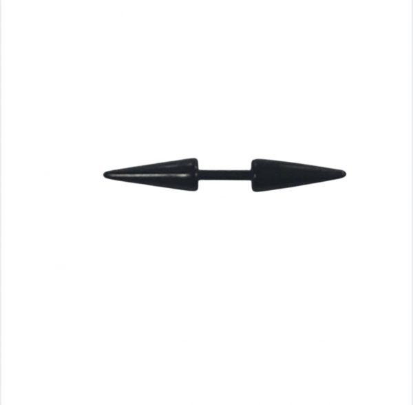 Piercing Double Ended Cone Septum (Black)