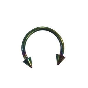 Piercing Horse Shoe C Shaped Septum Cone Ends (Oil) (Large)