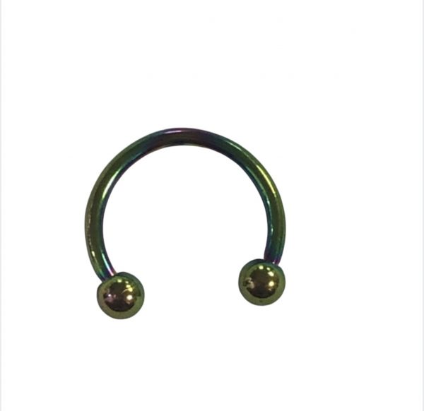 Piercing Horse Shoe C Shaped Septum (Oil) (Large)